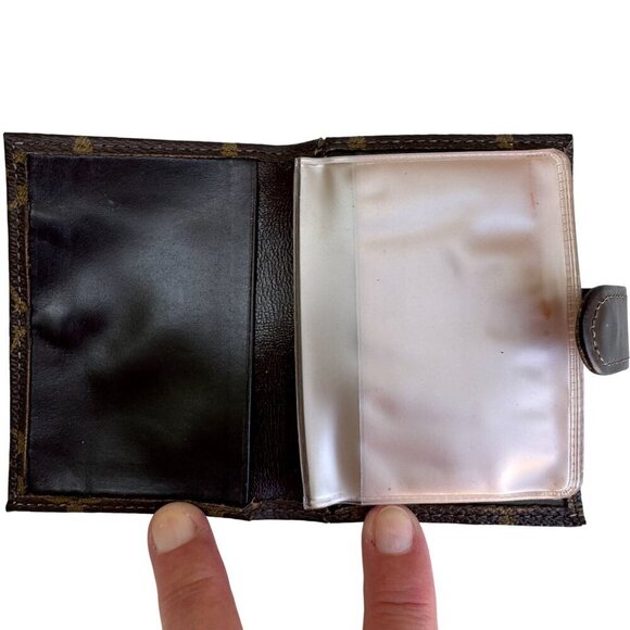 Louis Vuitton Monogram Canvas Vintage Card Holder Wallet Photo Album Snap Closur - Picture 5 of 8